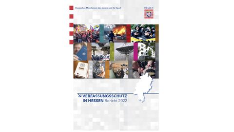 Cover des Jahresberichts 2022 des LfV Hessen