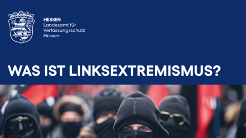 Titelseite der Broschüre: Was ist Linksextremismus?